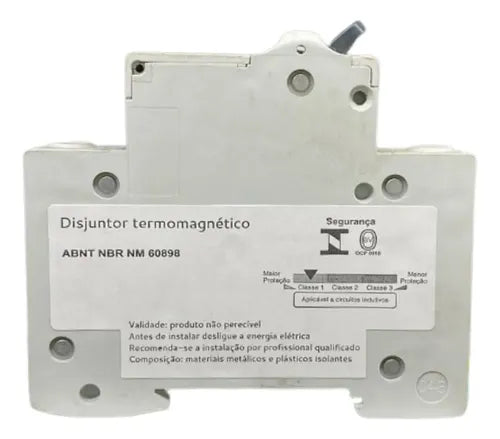 Disjuntor Easy9 1p 10a 6ka 400v Curva C Ez9f56110 Schneider