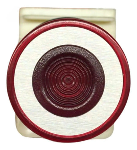 Botão Luminoso Vermelho 2nf 9001kr8p35rh25y3 Schneider Vermelho 2nf