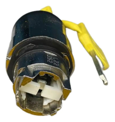 Cabecote Para Chave Seletora 22mm Zb4bg6f015 Schneider Metal Cromado