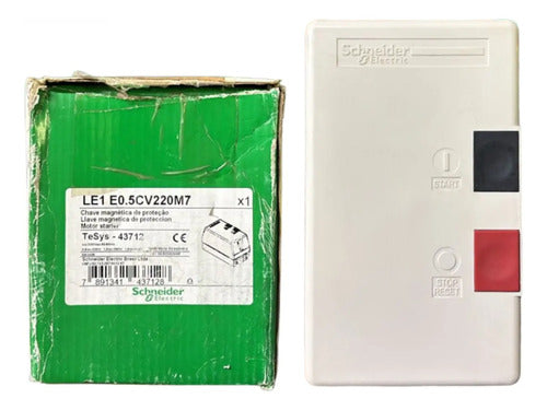 Chave De Partida Direta Cofre Ip65 Le1e0.5cv220m7 Schneider