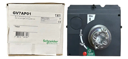 Manopla Rotativa Prolongada Gv7ap01 Schneider Preto
