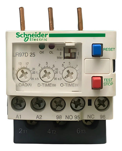 Rele Termico Eletronico 5-25a 110vca Lr97d25f7 Schneider 110v