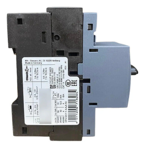 Disjuntor Motor 3rv2011-4aa10 10-16a Siemens - 50/60hz