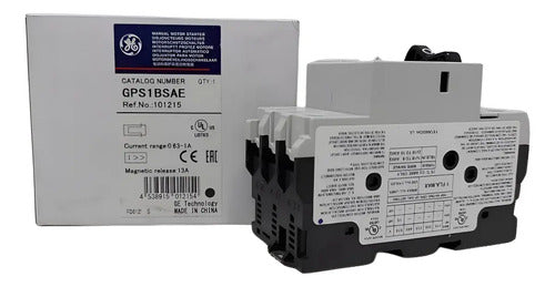 Disjuntor Motor Termo-magnetico 0,63-1a Gps1bsae 101215 Ge - 50 60 Hz