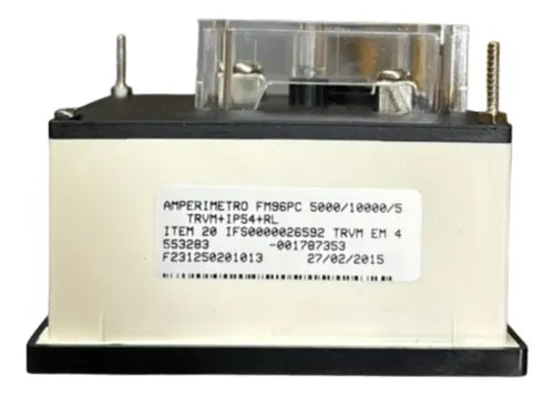 Amperimetro Fm96pc 5000/10000/5a Trmv + Ip54 + Rl Kron