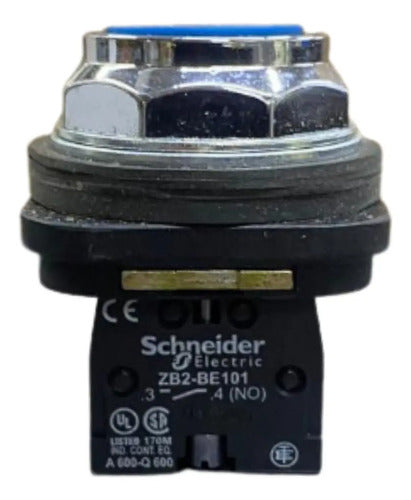 Botao 30mm Azul 1na Xb3ba61 Schneider