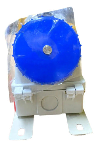 Tomada Sob 3p+t 32a 200/250v 9h Az Ddr Ip67 Ss4209ddr Steck Azul