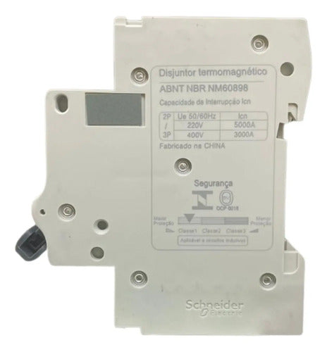 Kit Com 3: Disjuntor 10a 2p 3ka 400vca Ez9f33210 Schneider