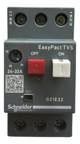 Disjuntor Motor Termomagnético 24-32a Gz1e32 Schneider 690v 50/60 Hz