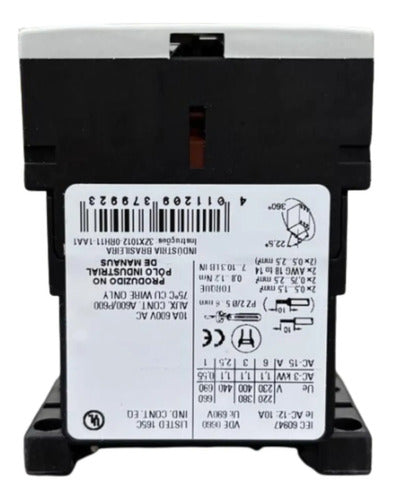 Contator Auxiliar 3rh1131-1bg40 3na + 1nf 125vcc Siemens 125vcc