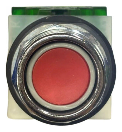 Botão 30mm Metálico 1na Vermelho 9001kr2rh5 Schneider Vermelho -