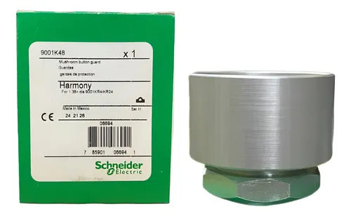 Guarda Em Aluminio Para Botao Cogumelo D41 9001k48 Schneider