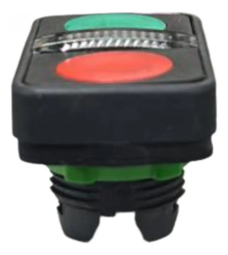 Cabecote P/ Botao Duplo 22mm Vd/vm Zb5aw7a3740 Schneider Verde/vermelho