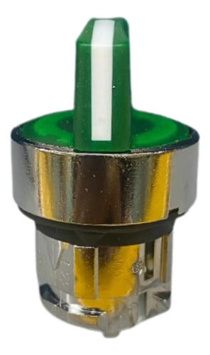 Cabeçote Para Chave Seletora Ø22mm 3 Pos Zb4bk1333 Schneider Verde