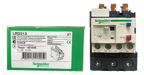 Rele Termico Everlink 9-13a 1na+1nf Lrd313 Schneider 690v