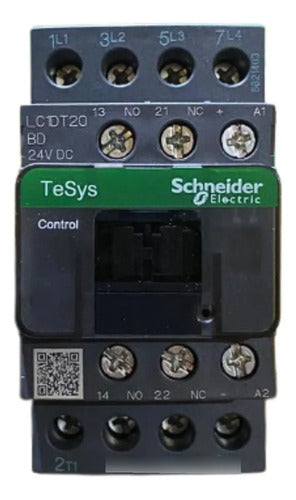 Contator Tesys Deca 4p 20a 1na+1nf 24vcc Lc1dt20bd Schneider
