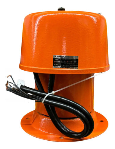 Sirene Eletrônica Sonora 105sm32-120v 120vca/cc Eaton Laranja