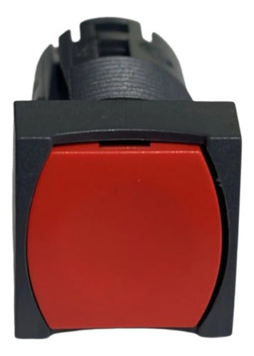 Kit C/ 2: Cabeçote Para Botão 16mm Quadrado Zb6ca4 Schneider Vermelho 0