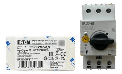 Disjuntor Motor Pkzm0-6,3 4-6,3a Eaton - 50/60hz