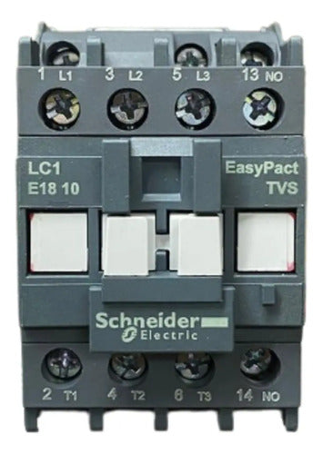 Contator Tripolar Tesys 18a 1na 110vca Lc1e1810f7 Schneider 110v