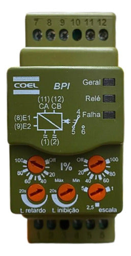 Rele De Corrente Bpi 24/240vca/vcc Bpiwb Coel 240vca/vcc