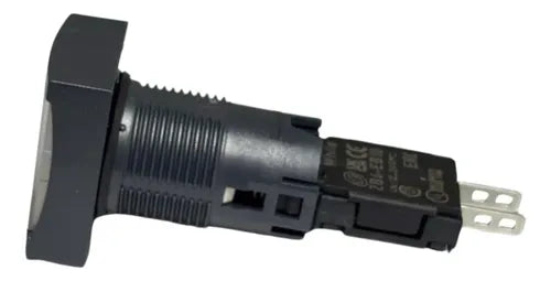 Botao 16mm Luminoso A Impulsão Branco Xb6dw1b1b Schneider Branco 0