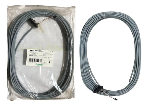 Cabo Pre-montado Com Conecto Vw3l20010r200 Schneider Cinza