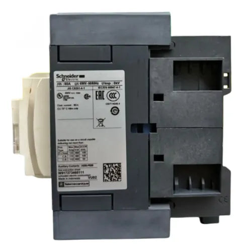 Contator 4p Everlink 80a 1na+1nf 440vca Lc1dt80ar7 Schneider 440v