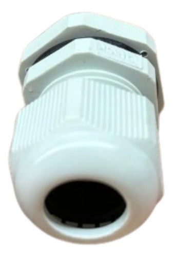 Kit Com 15 Peças: Prensa Cabo S803ci Cinza Pg16 Steck