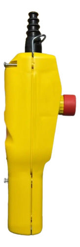 Botoeira Pendente 2 Botões + 1 Emergência Xaca2114 Schneider Amarelo