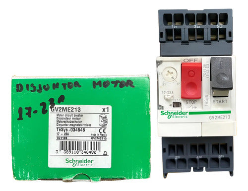 Disjuntor Termomagnetico Mola 17-23a Gv2me213 Schneider 690v 50-60 Hz
