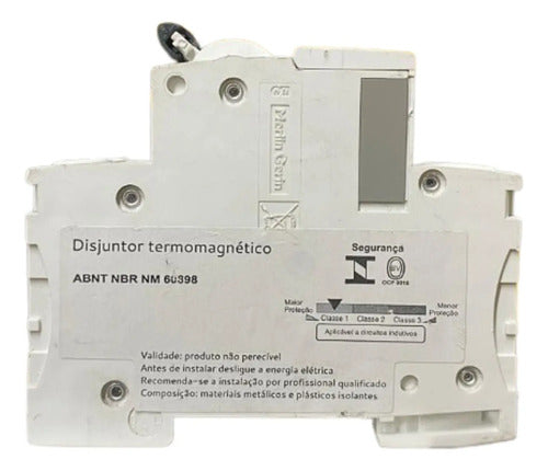 Disjuntor Acti9 Ic60n 2p Curva B 10a 440v A9f73210 Schneider