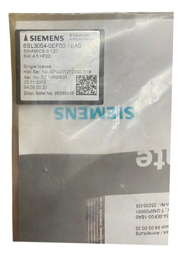 Compactflash Card 6sl3054-0ef00-1ba0 Siemens