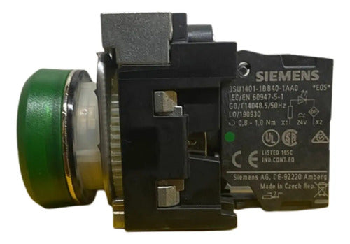 Sinaleiro 22mm 24v Verde 3su1152-6aa40-1aa0 Siemens