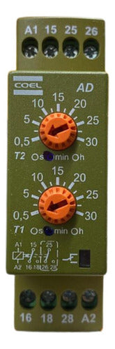 Rele Tempo Ad 30min Ad-hfm 94/242vca Coel 242vca