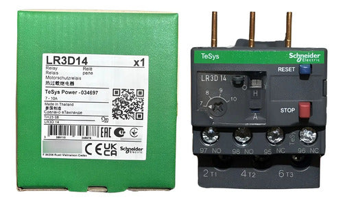 Rele Térmico Tesys D Classe 10 7-10a 1na Lr3d14 Schneider 690v