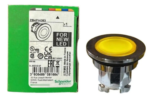 Cabeçote Para Botão Luminoso Faceado Am Zb4fh083 Schneider