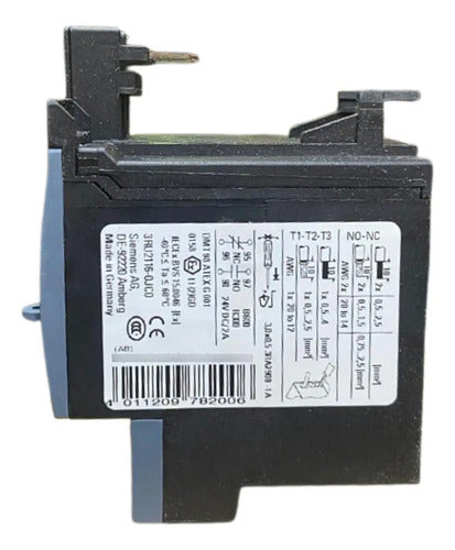 Relé Térmico 3ru2116-0jc0 0,7-1a Siemens 690