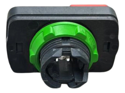 Cabecote Para Botão Duplo 22mm Vd/vm Zb5aw7l3741 Schneider Verde/vermelho