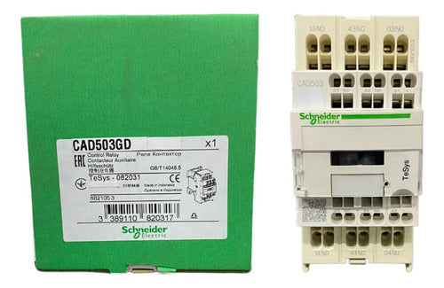 Contator Auxiliar Tesys D 5na 125v Cad503gd Schneider 125v
