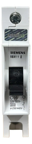 Kit Com 5: Disjuntor 1p 16a 5sx1116-7 Curva C Siemens