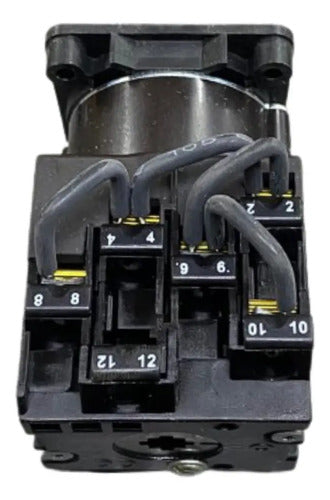 Comutador Rotativo Completo K1e005nch Schneider Metálico -
