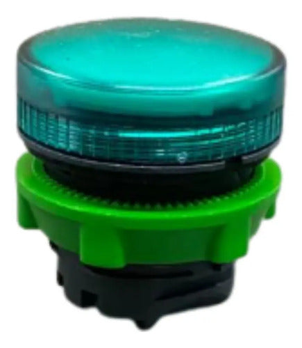 Kit Com 3: Sinalizador Modular 22mm 250v Xb5av63 Schneider Verde -