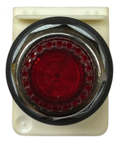 Botão 30mm Metálico Vermelho 9001k2l38lrrh13 Schneider Vermelho