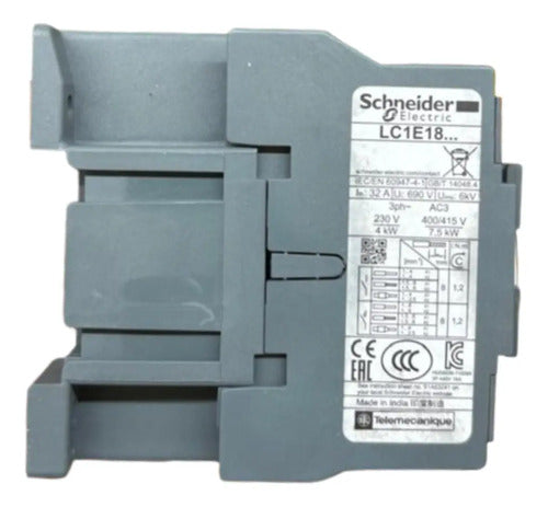 Contator 3p Easypact Tvs 18a 1na 380vca Lc1e1810q7 Schneider 380v