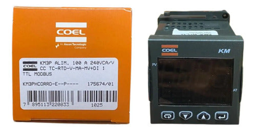 Controlador Digital De Temperatura Km3phcorrd-e-p Coel 100/240vca