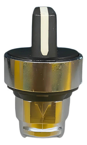 Frontal Comutador 22mm 2 Pos Fixa Zb4bj5 Schneider Preto
