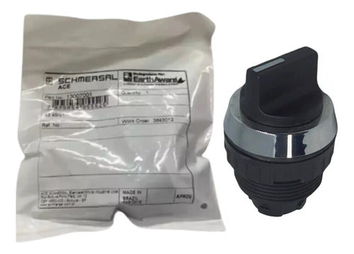 Comutador A3 45/01 30mm Retorno Aut.45° 2 Posições Schmersal Preto Não Se Aplica