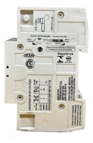 Disjuntor Tripolar 4a Curva C 5sx1304-7 Siemens