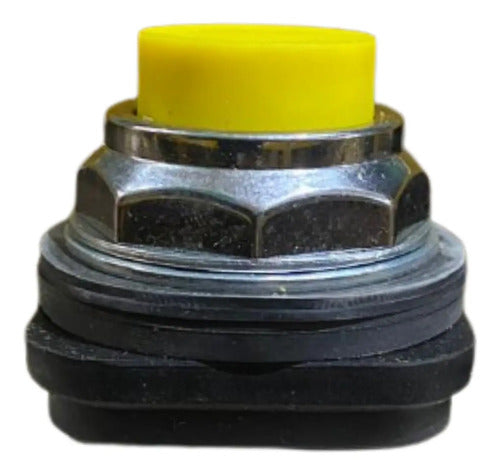 Botão 30mm Zb3bl5 Amarelo Telemecanique Amarelo -